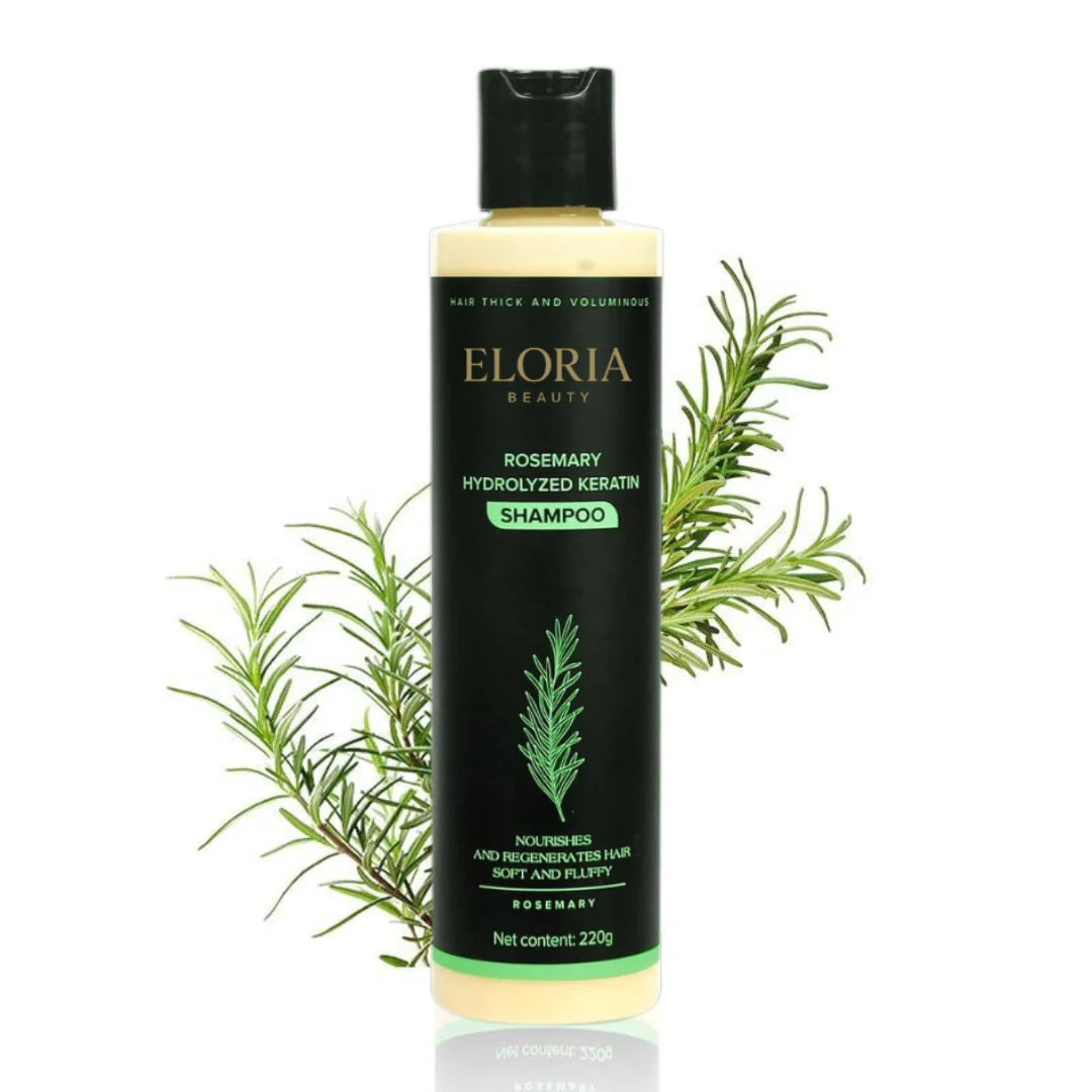 Champú orgánico de romero para el crecimiento del cabello